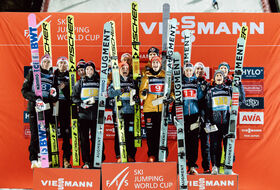 22.11.2024 - Podium PŚ w Lillehammer