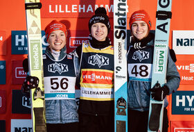 23.11.2024 - Podium PŚ Pań w Lillehammer