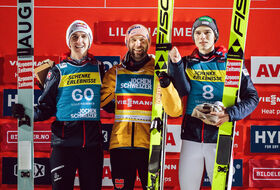 23.11.2024 - Podium PŚ w Lillehammer