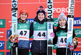 19.01.2025 - Podium PŚ Pań w Sapporo