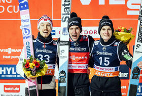 25.01.2025 - Podium PŚ w Oberstdorfie