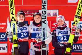 01.02.2025 - Podium PŚ Pań w Willingen