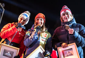 23.02.2023 - Podium MŚ pań w Planicy